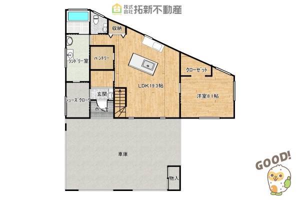 　１階の間取り